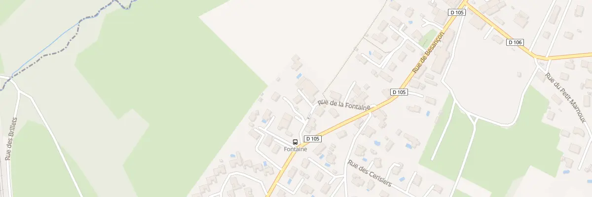 Plan du 7 Rue de la Fontaine à Montferrand-le-Château