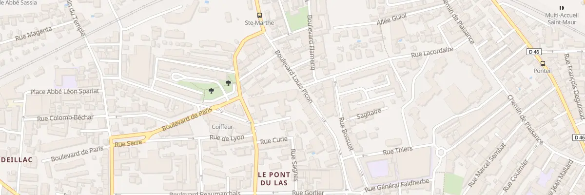 Plan du 207 Bd Louis Picon à Toulon