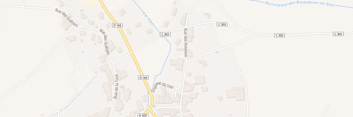 Plan du 111 Rue des Roseaux à Dombrot-le-Sec