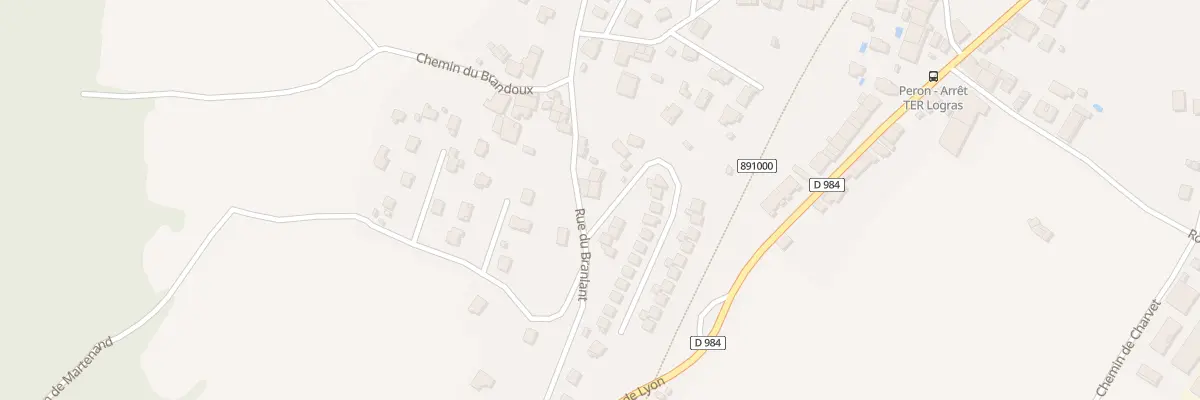 Plan du 278 Rue du Branlant à Péron