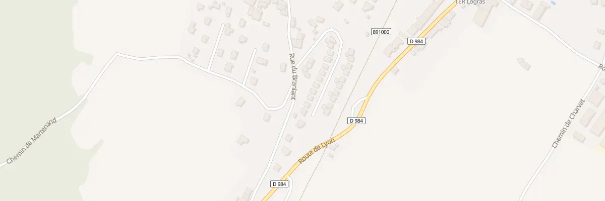 Plan du 246 Rue du Branlant à Péron