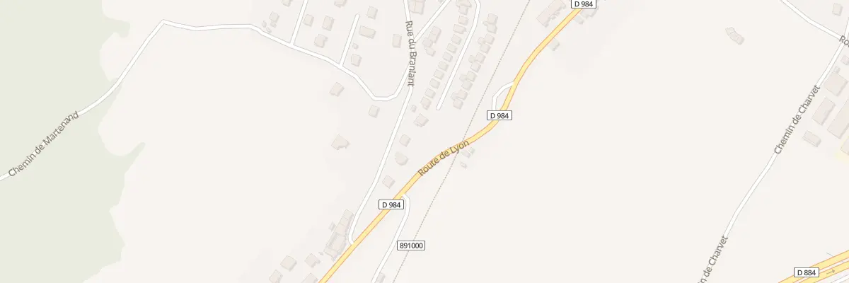 Plan du 5748 Rue du Branlant à Péron