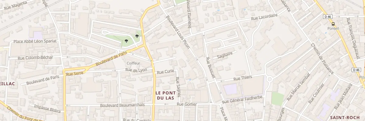 Plan du 161 Bd Louis Picon à Toulon