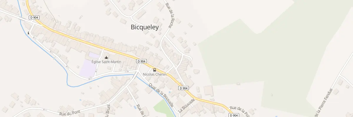 Plan du 88 Rue de la Roche à Bicqueley