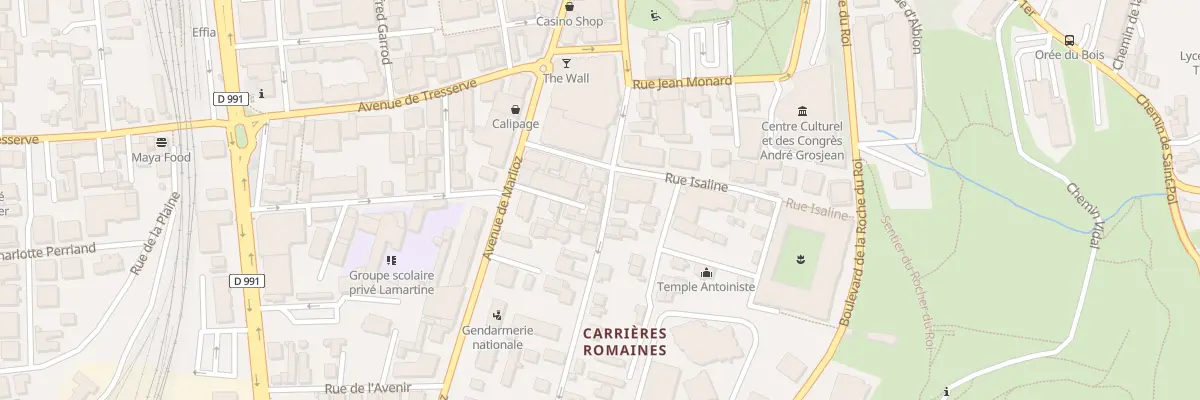 Plan du 36 Rue Victor Hugo à Aix-les-Bains