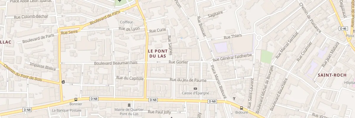 Plan du 74 Rue Gorlier à Toulon
