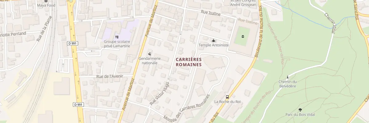 Plan du 29 Rue Victor Hugo à Aix-les-Bains
