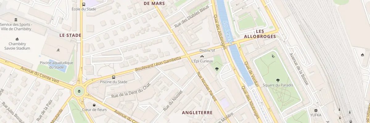 Plan du 7B Bd Léon Gambetta à Chambéry