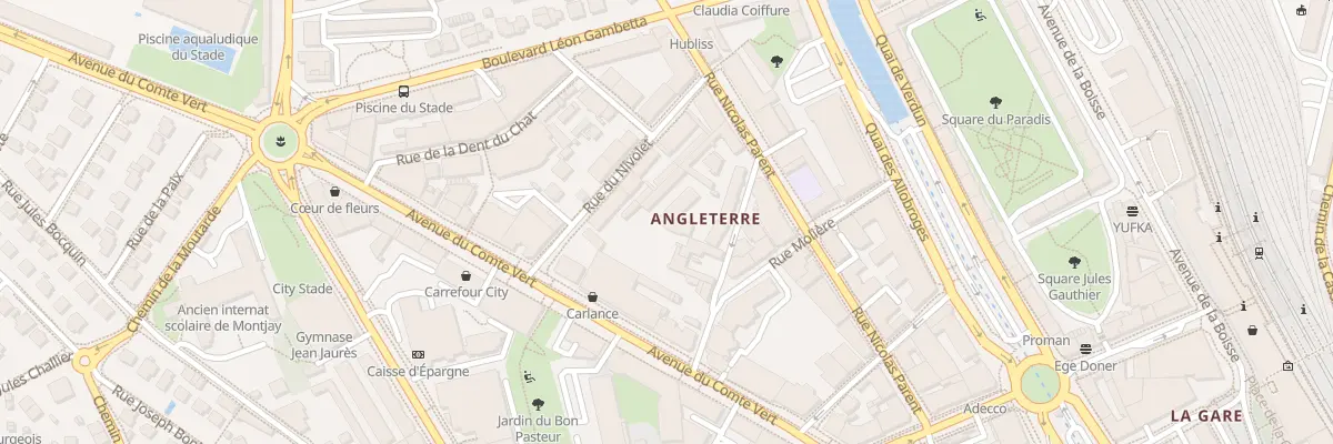 Plan du 91 Rue d’Angleterre à Chambéry
