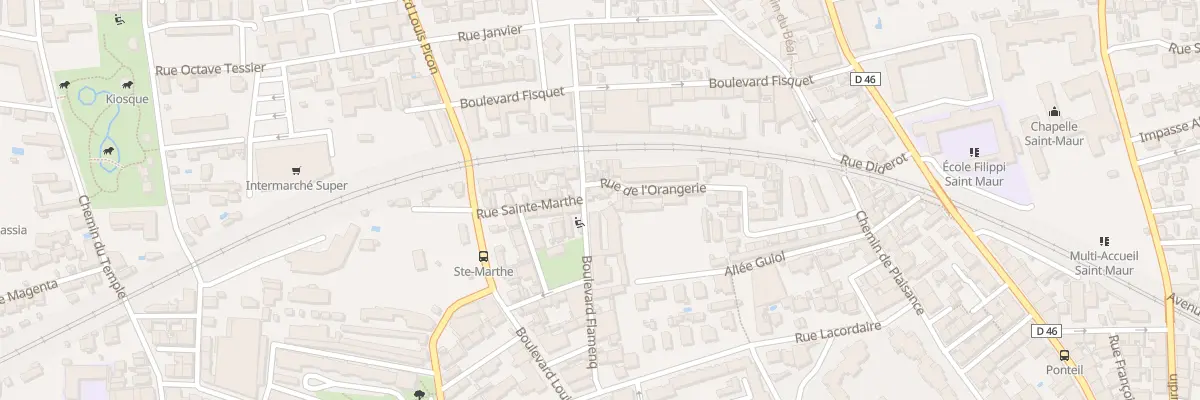 Plan du 154 Bd Flamenq à Toulon