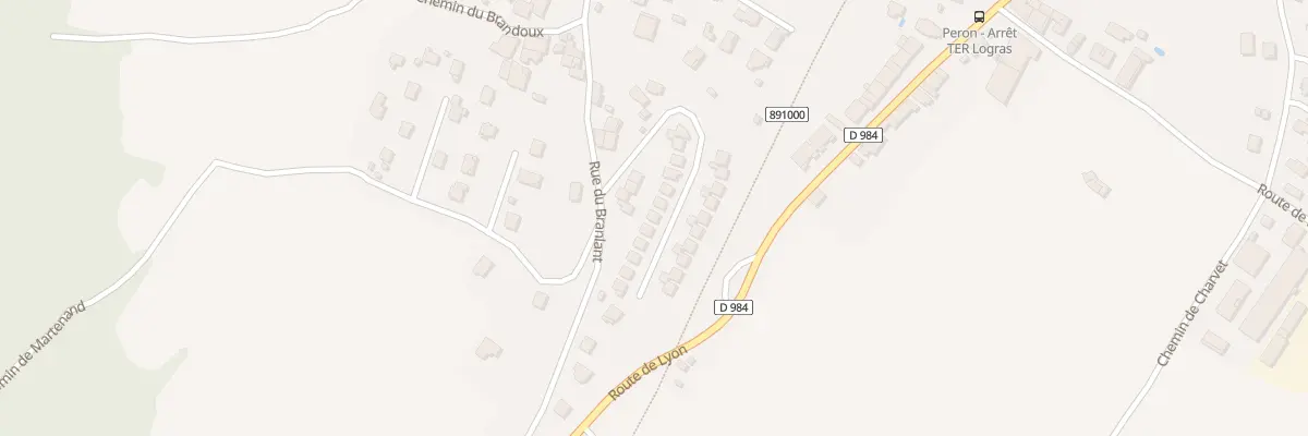 Plan du 238 Rue du Branlant à Péron