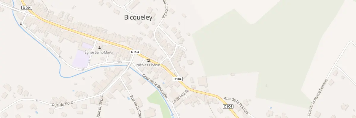 Plan du 64 Rue de la Roche à Bicqueley