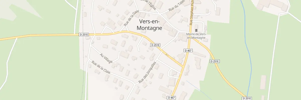 Plan du 88 Rue du Clos Gayet à Vers-en-Montagne