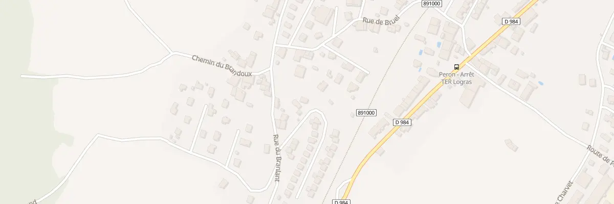 Plan du 270 Rue du Branlant à Péron