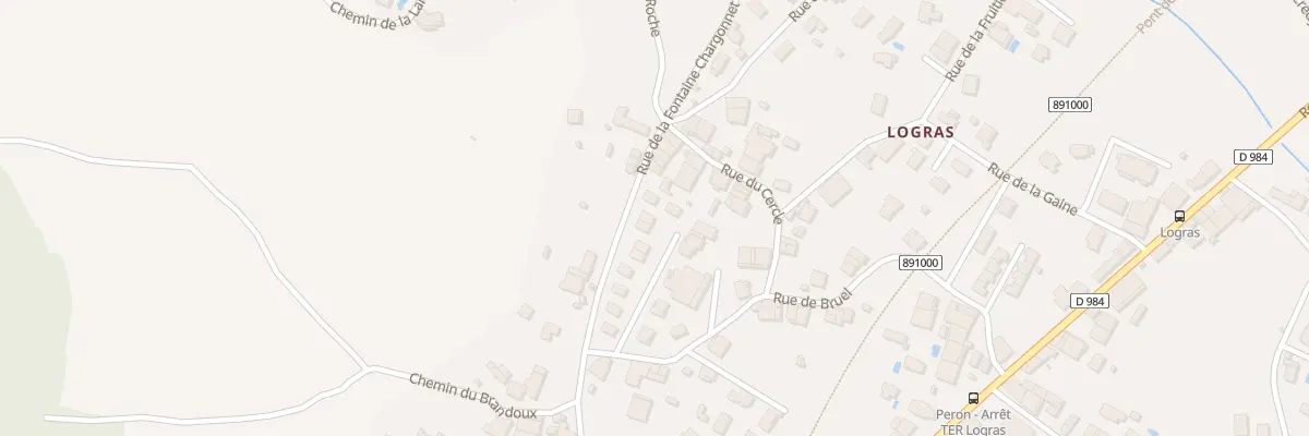Plan du 382 Rue de Bruel à Péron