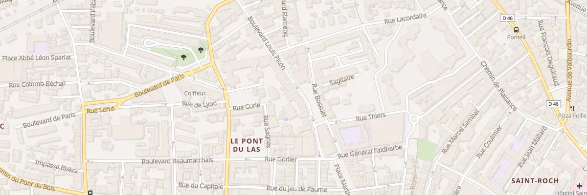Plan du 117 Bd Louis Picon à Toulon