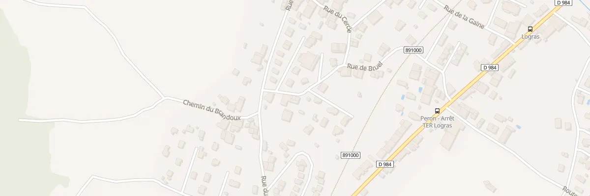 Plan du 339B Rue de Bruel à Péron