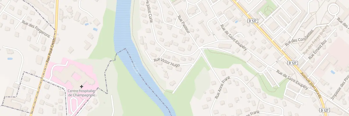 Plan du 22 Rue Joliot Curie à Champagnole