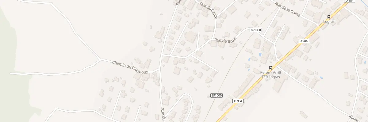 Plan du 339 Rue de Bruel à Péron