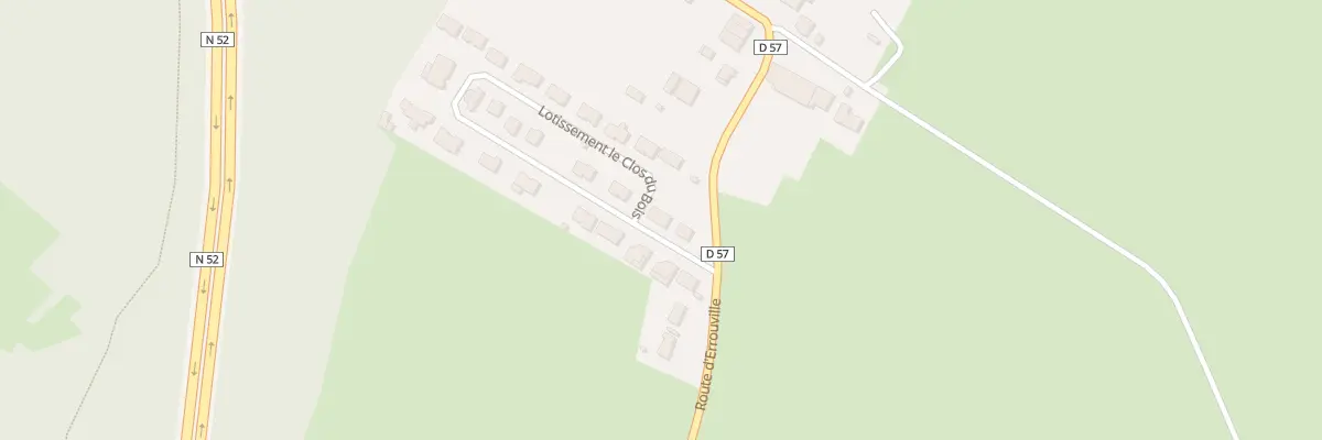Plan du 2 Lot le Clos du Bois à Crusnes