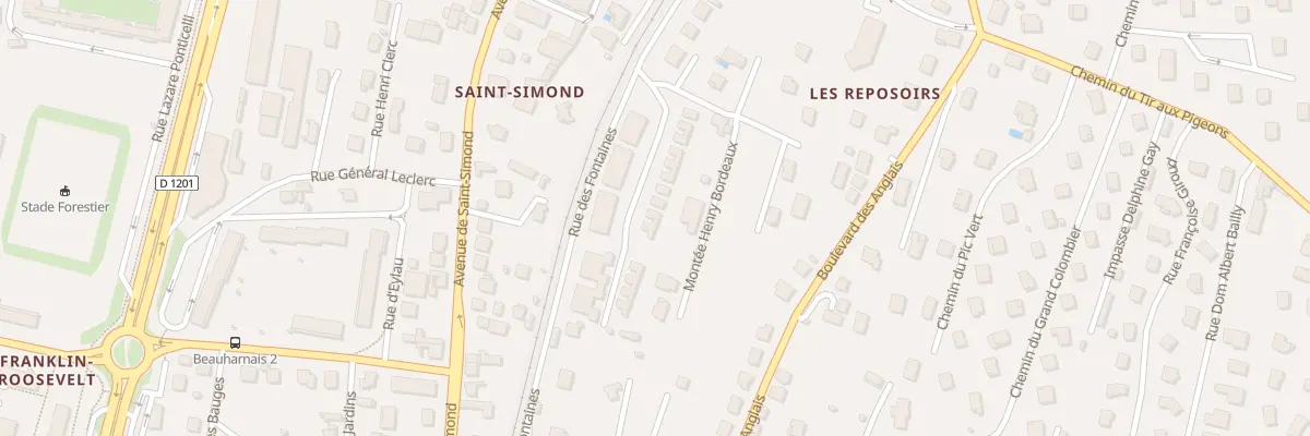 Plan du 117 Rue Raymonde Guyon-Belot à Aix-les-Bains