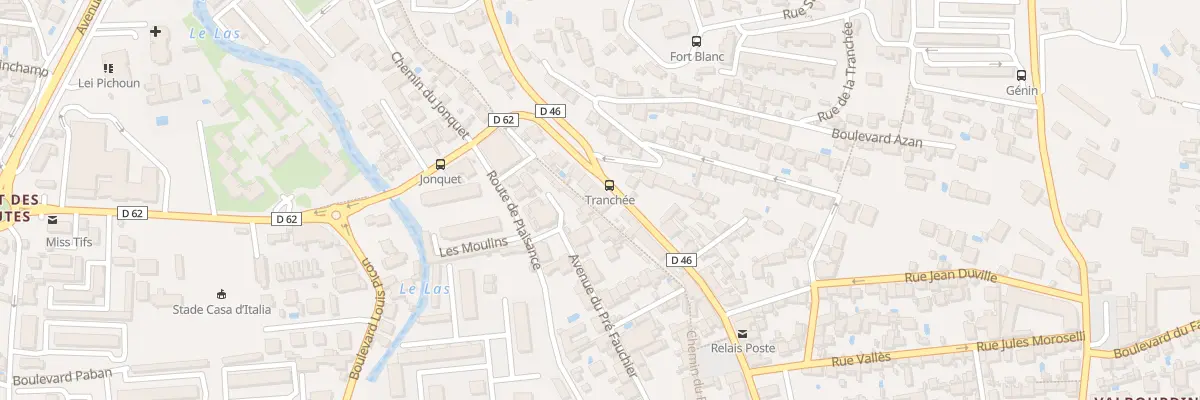 Plan du 561 Av General Gouraud à Toulon