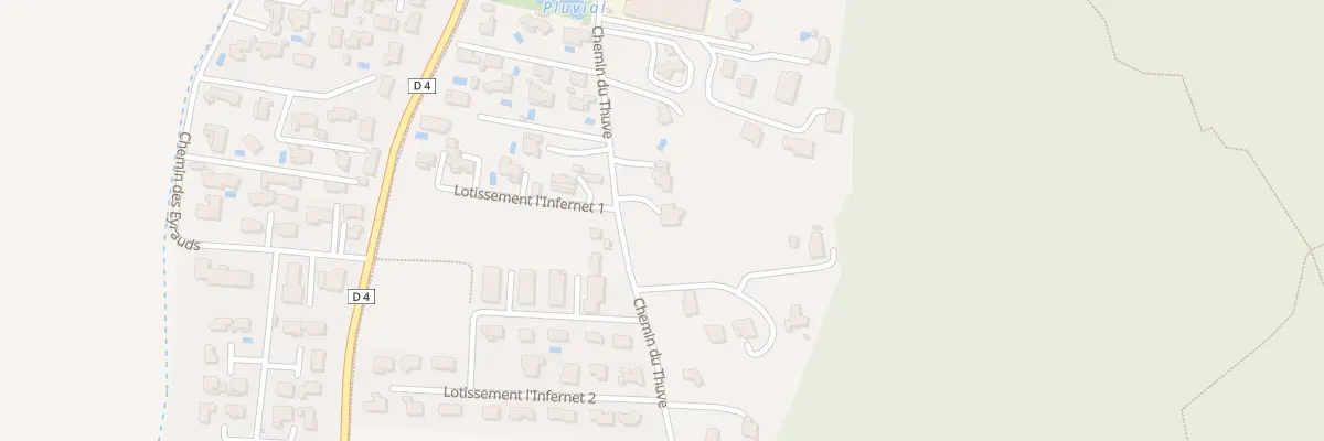 Plan du 353 Che du Thuve à Oraison