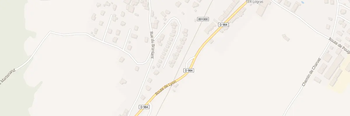 Plan du 254 Rue du Branlant à Péron