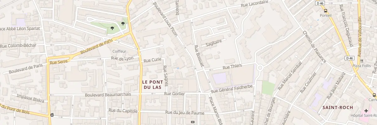 Plan du 93 Bd Louis Picon à Toulon