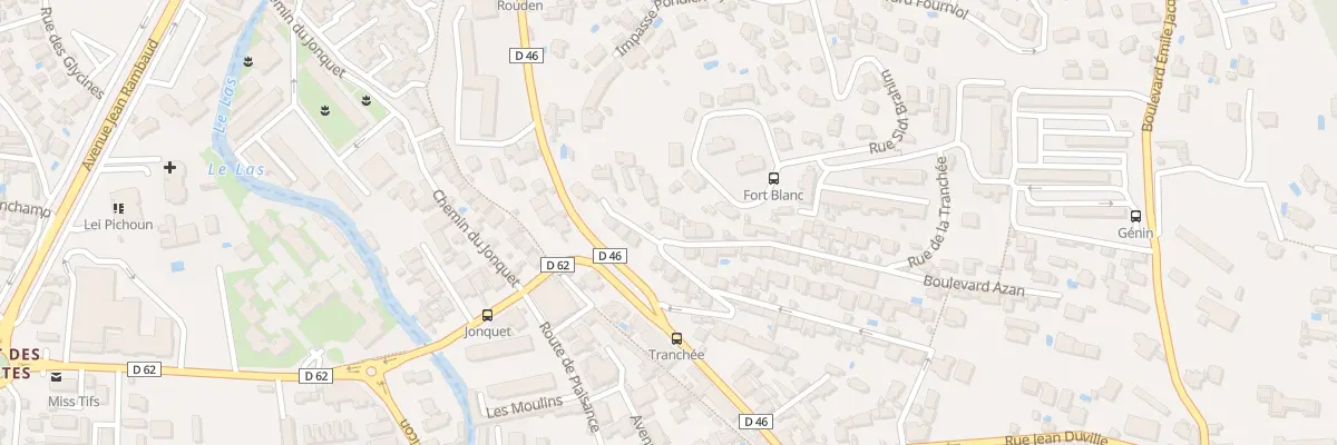 Plan du 5 Bd Azan à Toulon