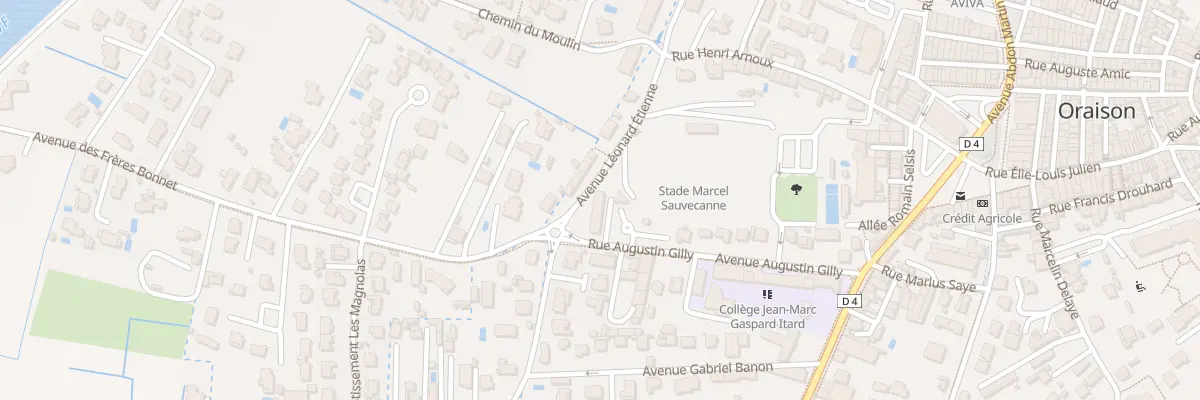 Plan du 15 Rue Augustin Gilly à Oraison