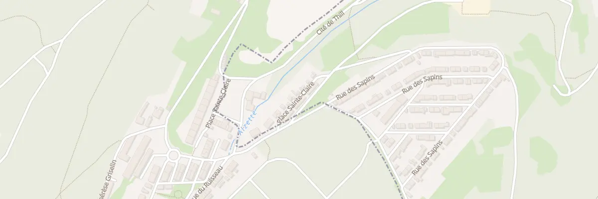 Plan du 12 Rue Sainte Claire à Villerupt
