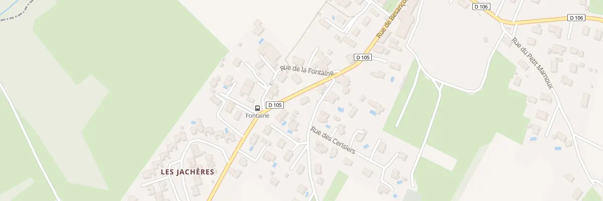 Plan du 68 Rue de Besancon à Montferrand-le-Château
