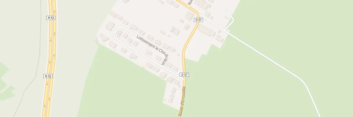 Plan du 3B Lot le Clos du Bois à Crusnes