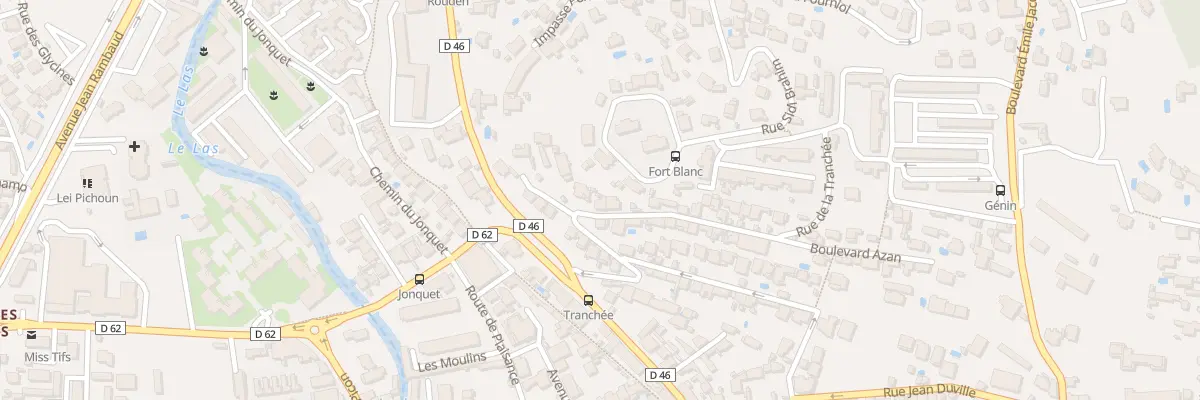 Plan du 33 Bd Azan à Toulon