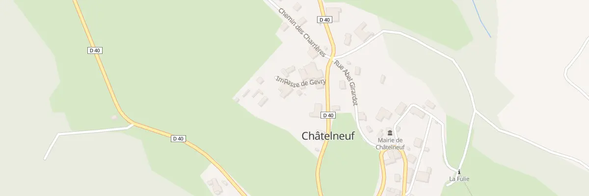 Plan du 60 Imp de Gevry à Châtelneuf