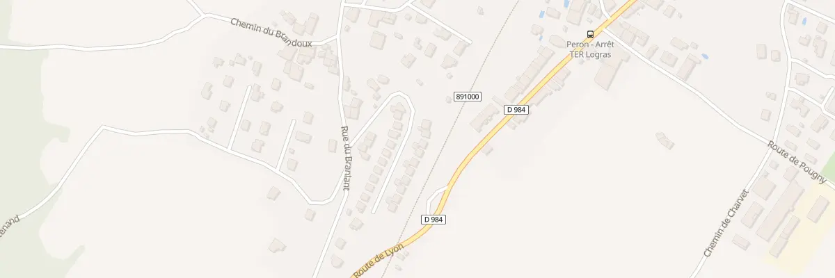 Plan du 264 Rue du Branlant à Péron