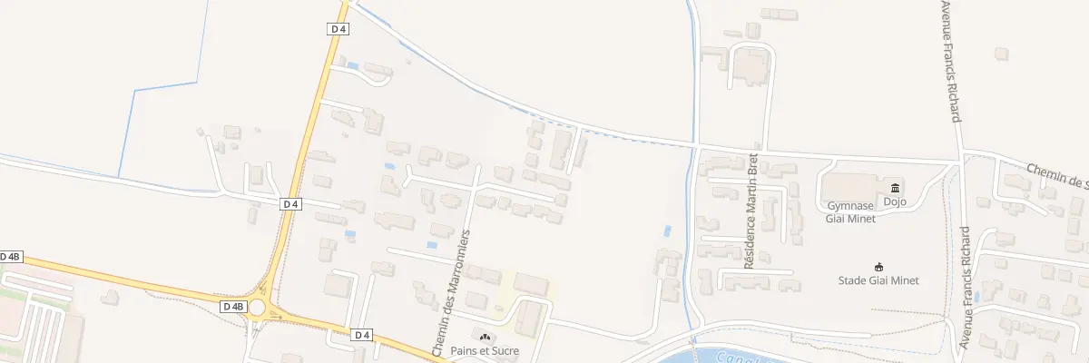 Plan du 2 Che des Marronniers à Oraison