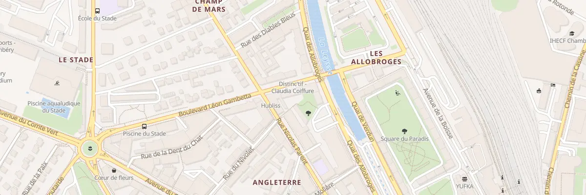 Plan du 3B Bd Léon Gambetta à Chambéry