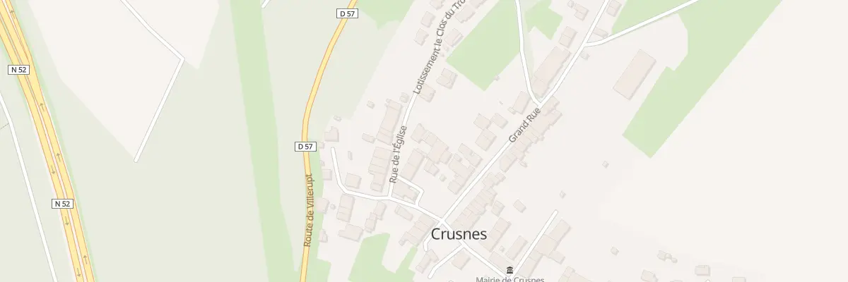 Plan du 2 Rue de l’Eglise à Crusnes