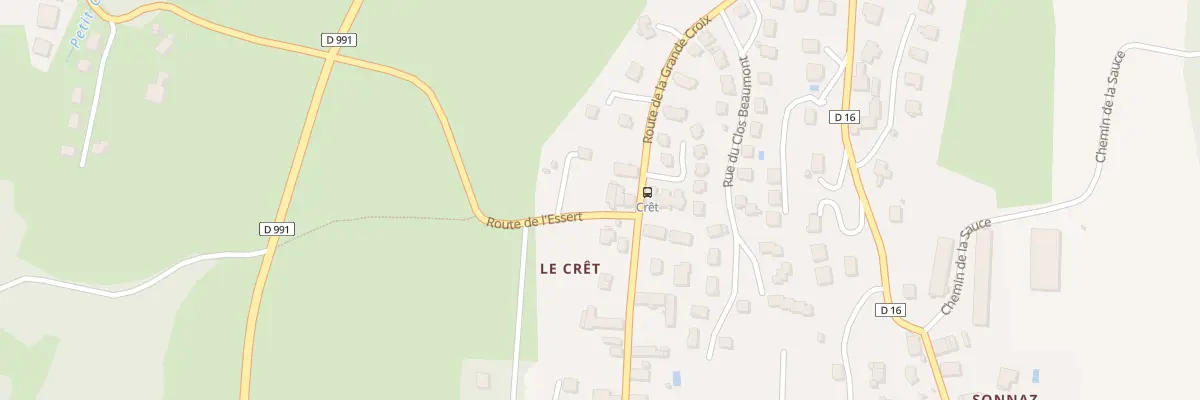 Plan du 26 Rte de l’Essert à Sonnaz