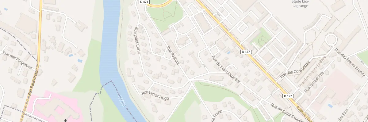 Plan du 1 Rue Pasteur à Champagnole