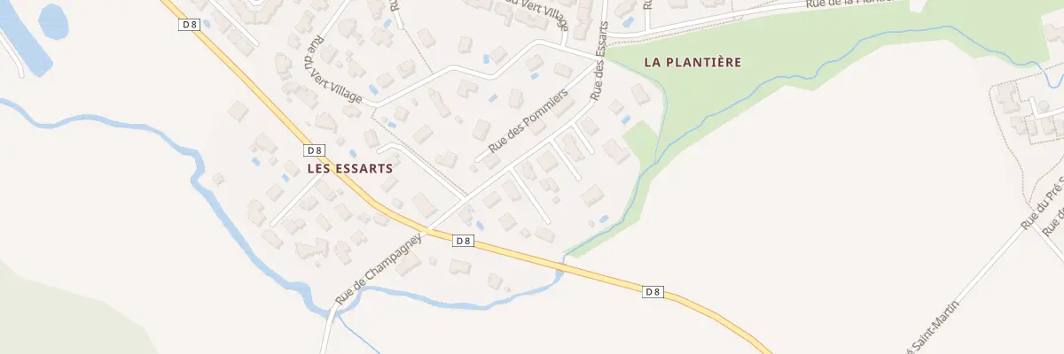 Plan du 6 Rue des Essarts à Pelousey