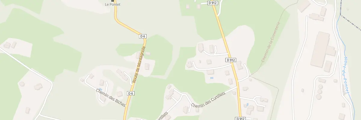 Plan du 740 Rte de Chartreuse à Montagnole