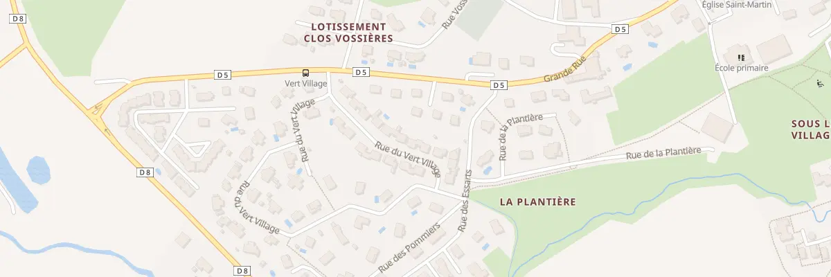 Plan du 7 Rue du Vert Village à Pelousey