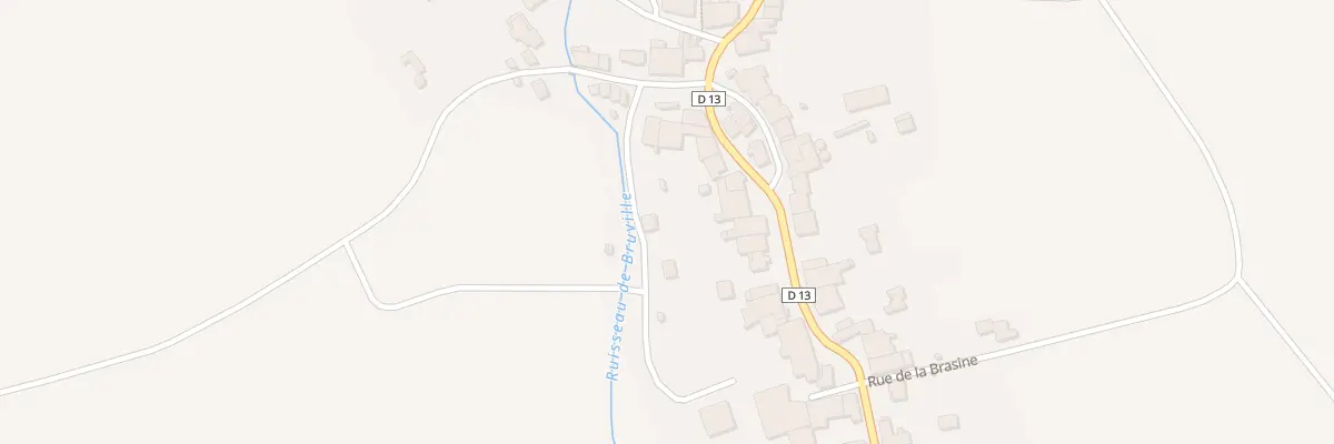 Plan du 7 Rue de la Fontaine à Bruville