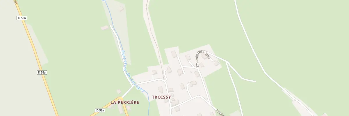 Plan du 85 Che des Cotes à La Biolle