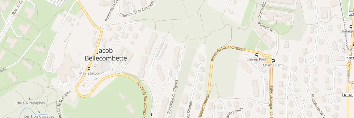 Plan du 651 Rue Anne de Chypre à Jacob-Bellecombette