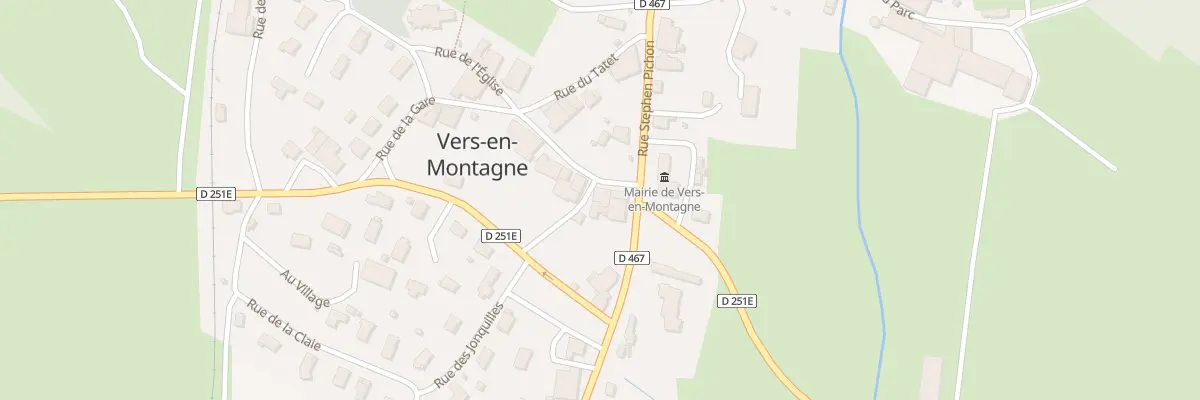 Plan du 52 Che de Traverse à Vers-en-Montagne
