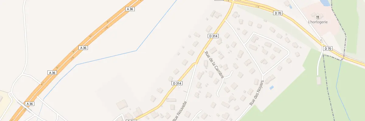 Plan du 2 Rue des Chenevières à Champvans-les-Moulins